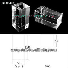 K9 Leer Crystal für 3D Lasergravur BLKD497